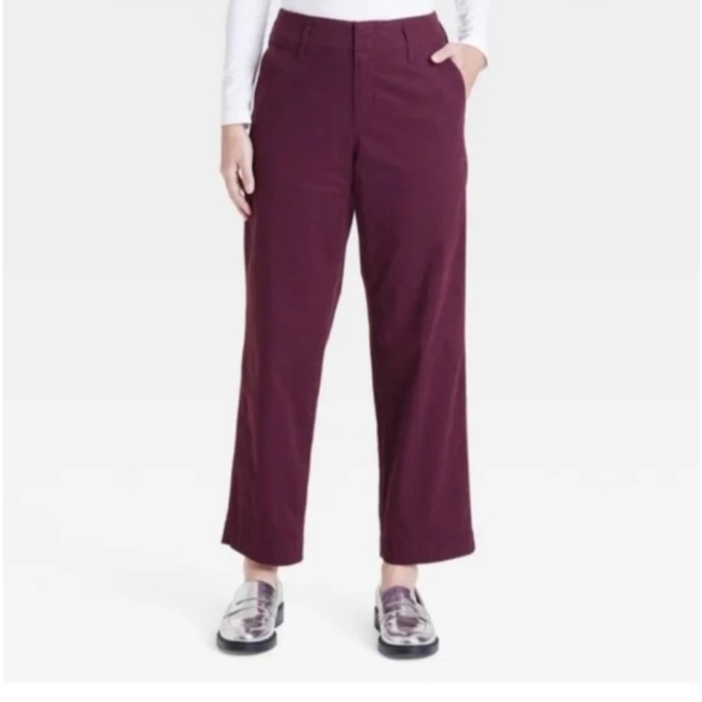 A New Day Stretch Plum Pants, 2